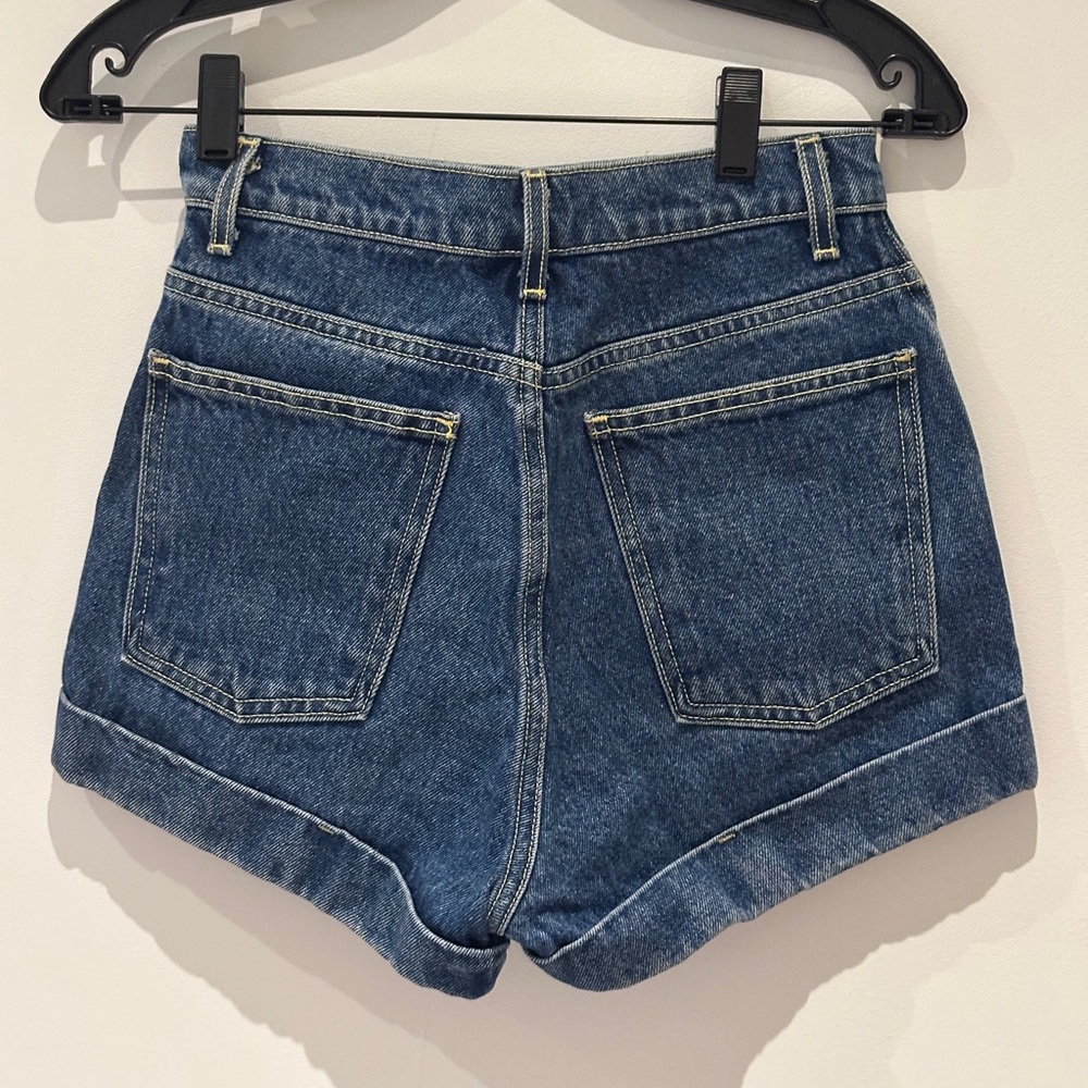 American Apparel Classic Blue Jean Shorts - Picture 3 of 5